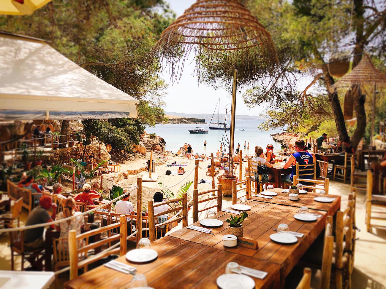 Sunny padel weather on Ibiza